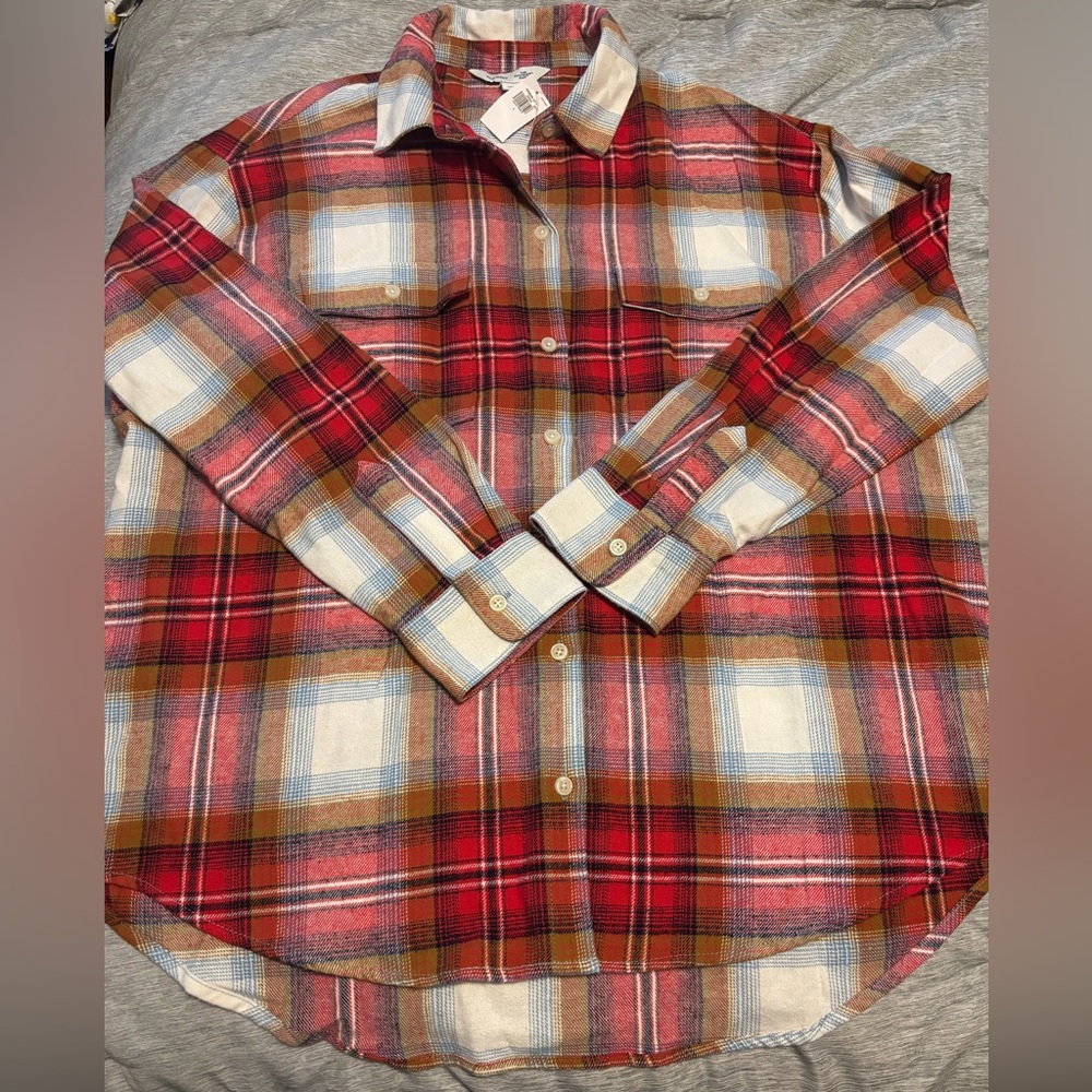 BOGO- Old Navy The Boyfriend Shirt Women’s Flannel